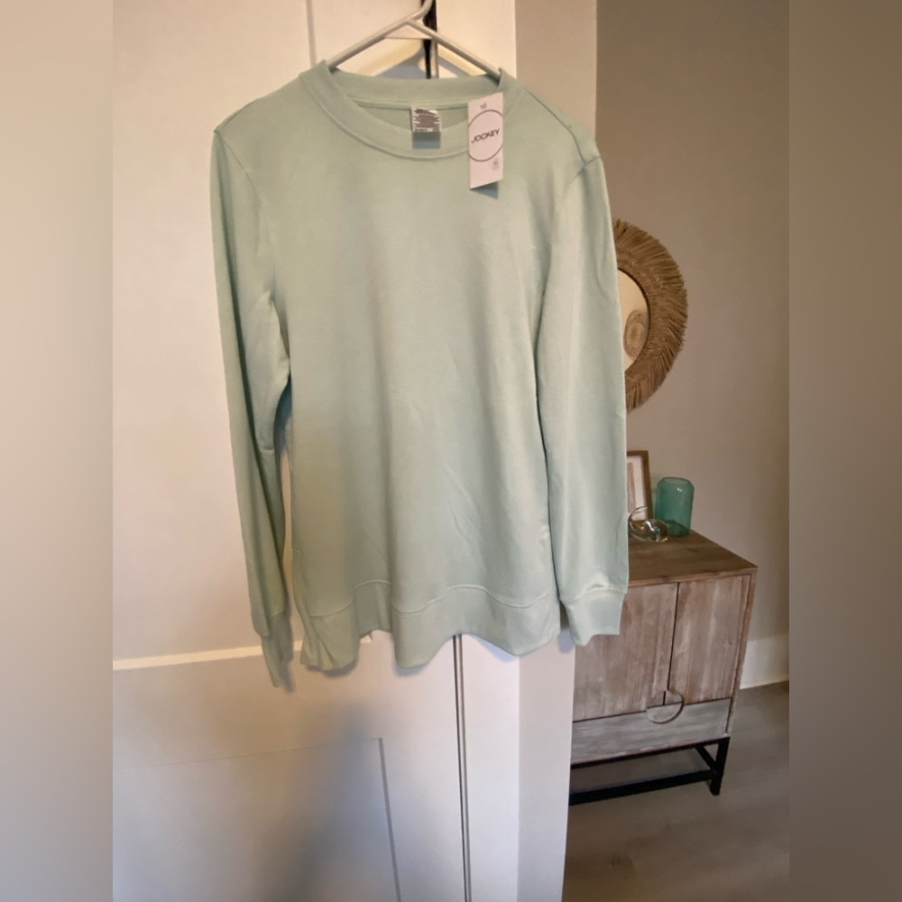 Jockey Light Green Crewneck Sweatshirt